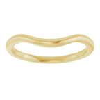 Bezel-Set Three-Stone Engagement Ring or Band