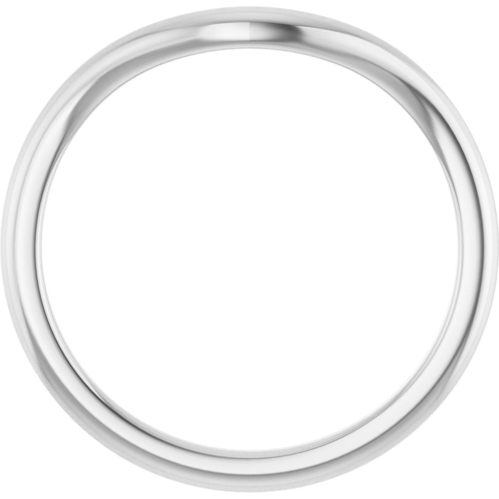 Bezel-Set Three-Stone Engagement Ring or Band