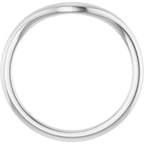 Bezel-Set Three-Stone Engagement Ring or Band