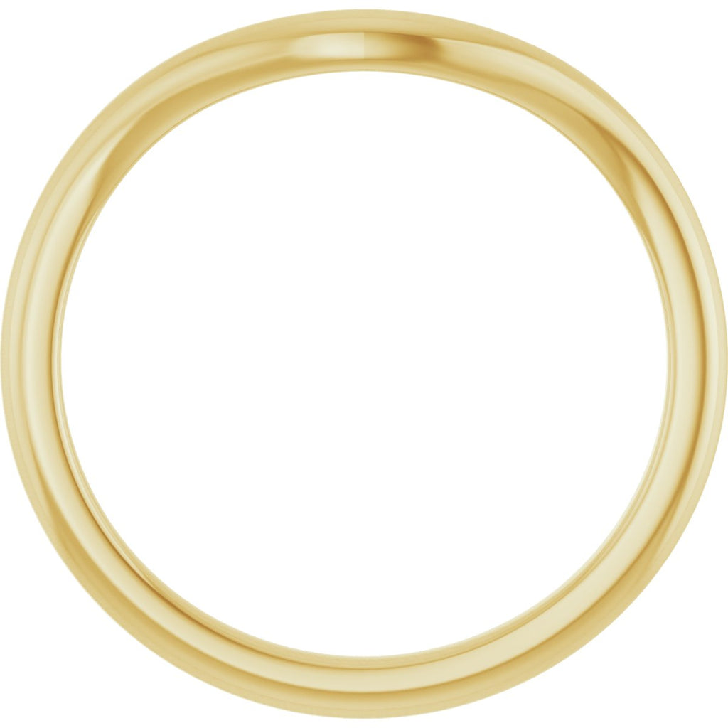 Bezel-Set Three-Stone Engagement Ring or Band