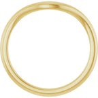 Bezel-Set Three-Stone Engagement Ring or Band