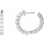 Inside-Outside Hoop Earrings