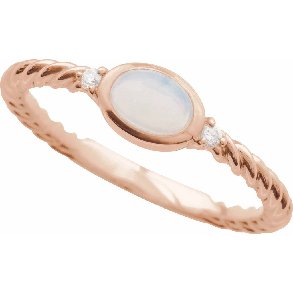 Accented Cabochon Ring