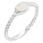 Accented Cabochon Ring