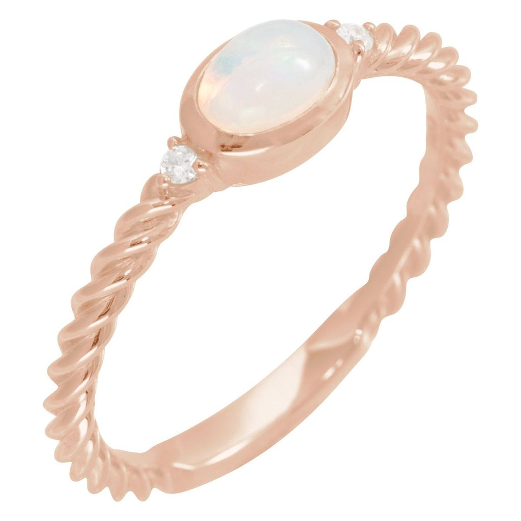 Accented Cabochon Ring