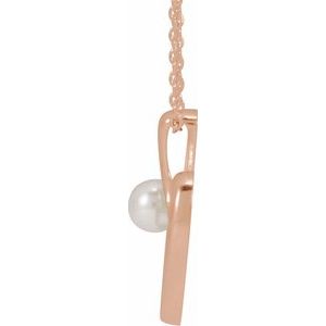 Pearl Heart Necklace or Pendant