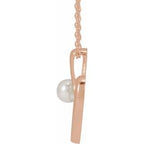 Pearl Heart Necklace or Pendant