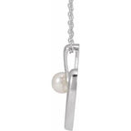 Pearl Heart Necklace or Pendant