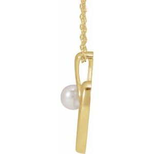 Pearl Heart Necklace or Pendant