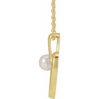 Pearl Heart Necklace or Pendant