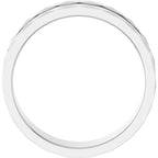Geometric Faceted Grooved Flat Band
