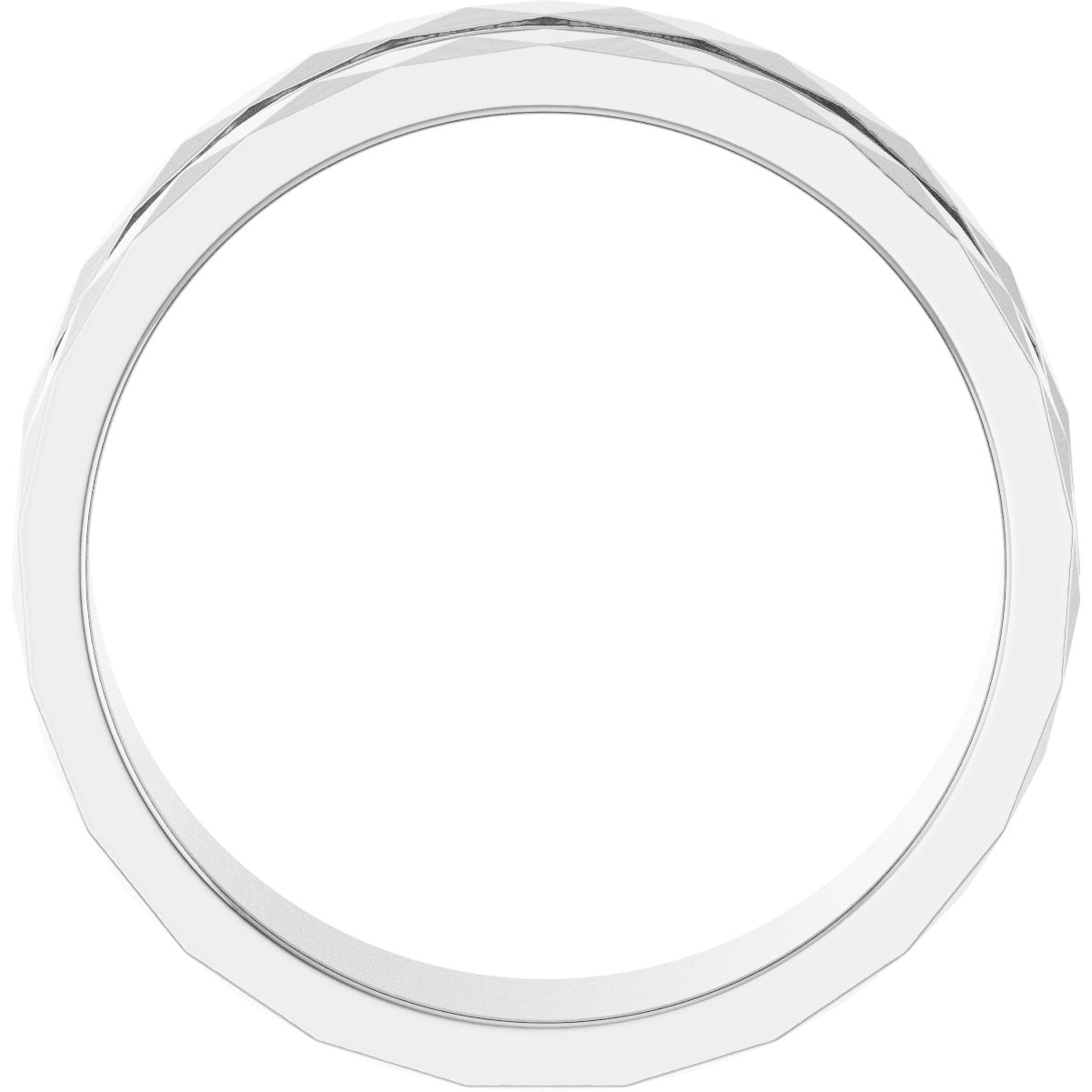 Geometric Faceted Grooved Flat Band
