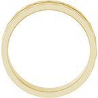 Geometric Faceted Grooved Flat Band