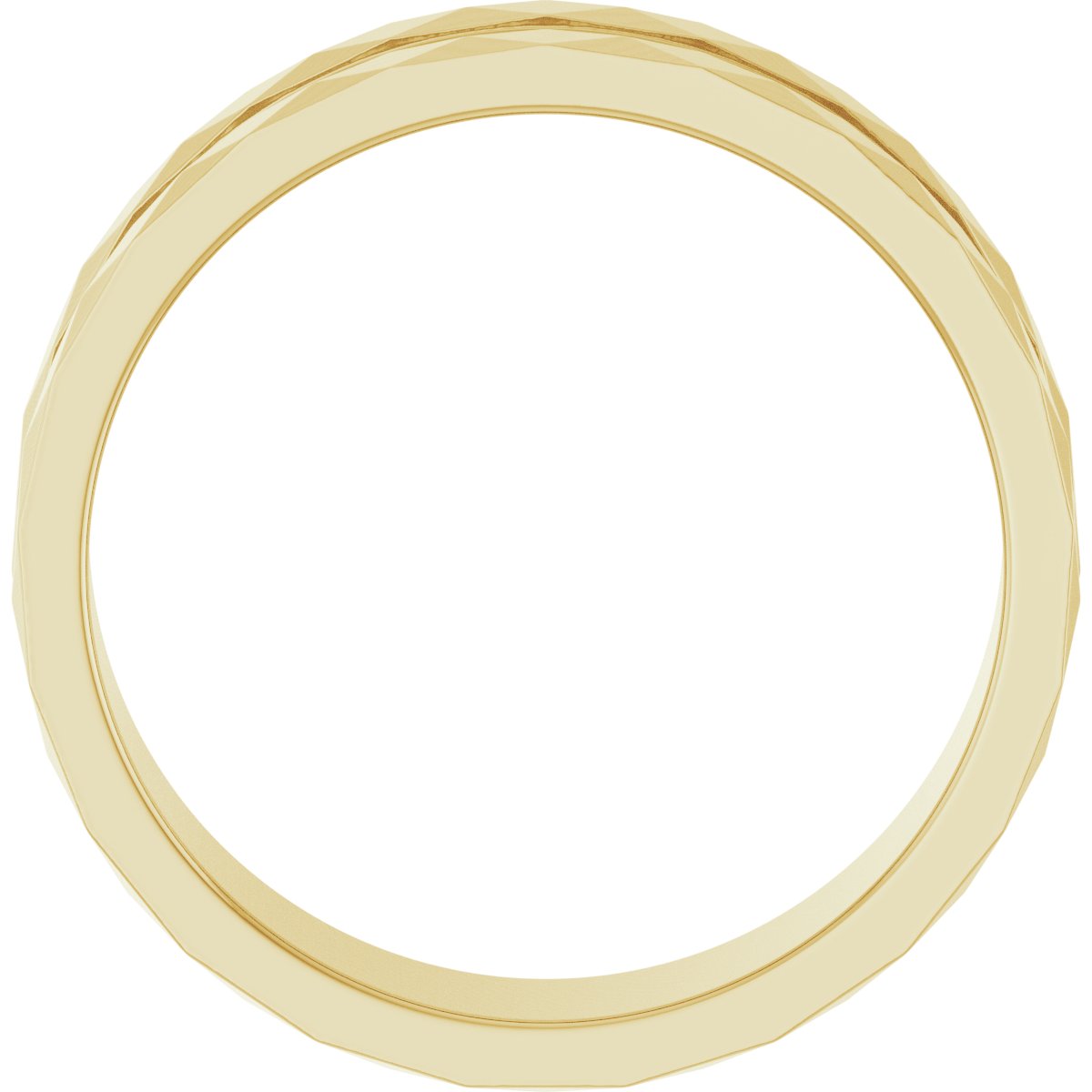 Geometric Faceted Grooved Flat Band
