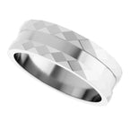 Geometric Faceted Grooved Flat Band