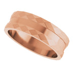 Geometric Faceted Grooved Flat Band