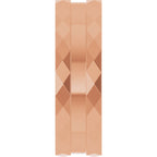 Geometric Faceted Grooved Flat Band