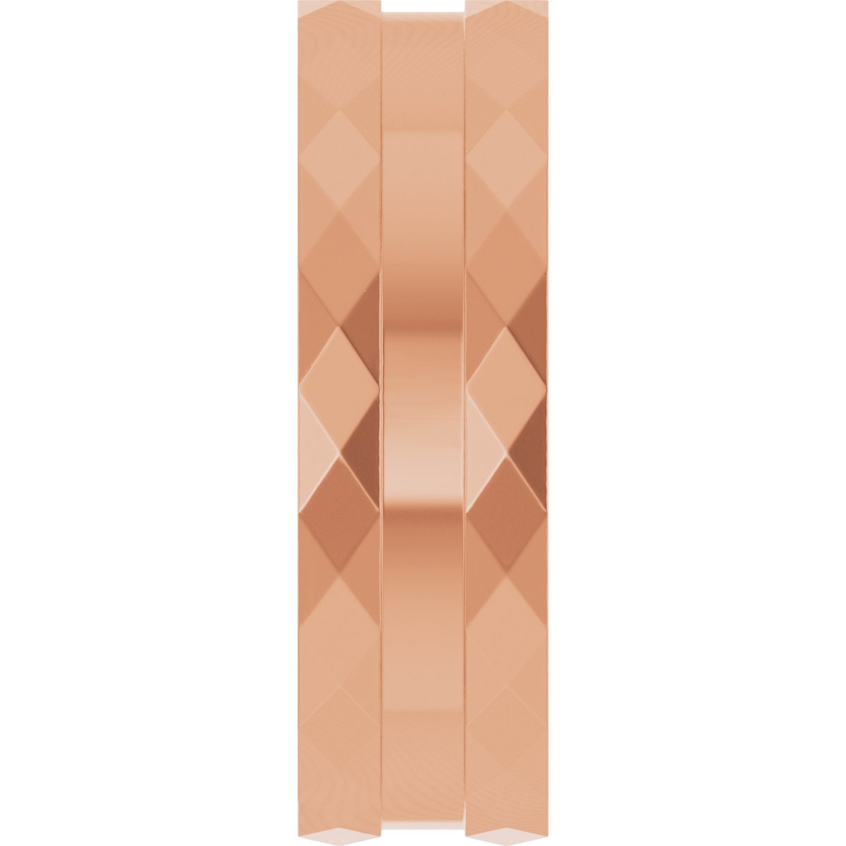 Geometric Faceted Grooved Flat Band