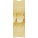Geometric Faceted Grooved Flat Band