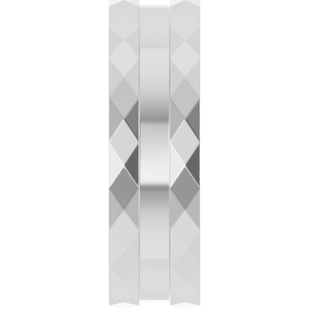 Geometric Faceted Grooved Flat Band