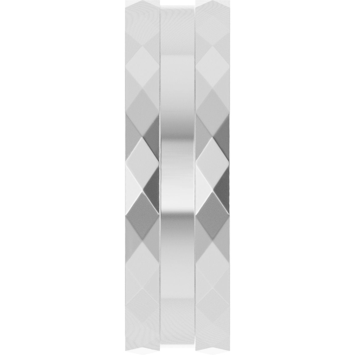Geometric Faceted Grooved Flat Band