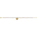 Heart & Pearl Bracelet