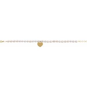 Heart & Pearl Bracelet