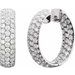 Pavé-Style Inside-Outside Hinged Hoop Earrings