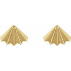 Fan Stud Earrings