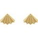 Fan Stud Earrings