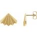 Fan Stud Earrings