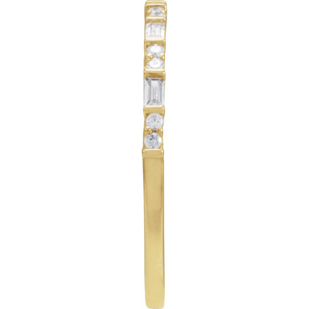 Accented Stackable Ring