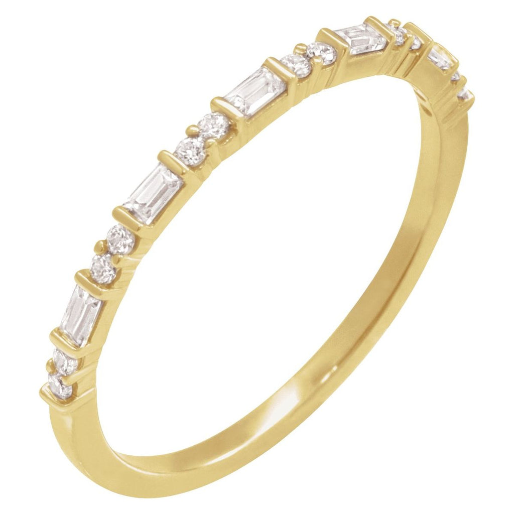 Accented Stackable Ring