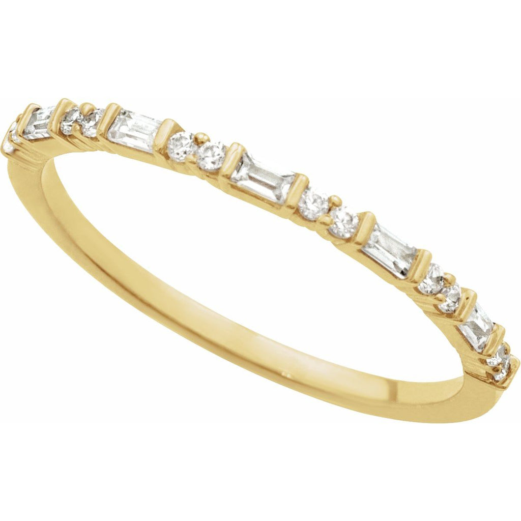 Accented Stackable Ring