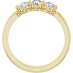 Three-Stone Anniversary Band