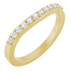 Accented Engagement Ring or Band
