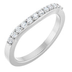 Accented Engagement Ring or Band