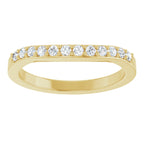 Accented Engagement Ring or Band