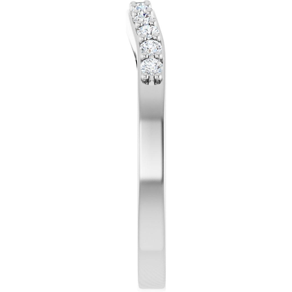 Accented Engagement Ring or Band