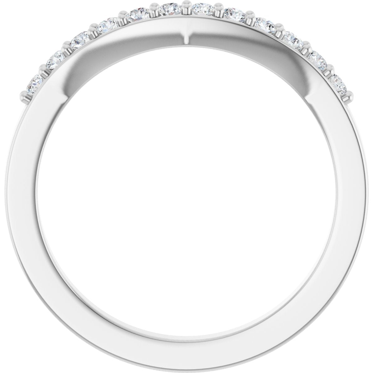 Accented Engagement Ring or Band