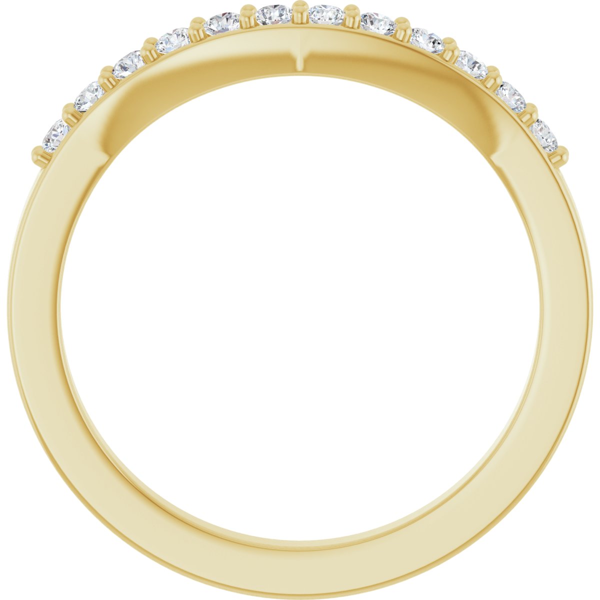 Accented Engagement Ring or Band