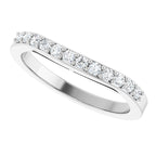 Accented Engagement Ring or Band