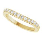Accented Engagement Ring or Band