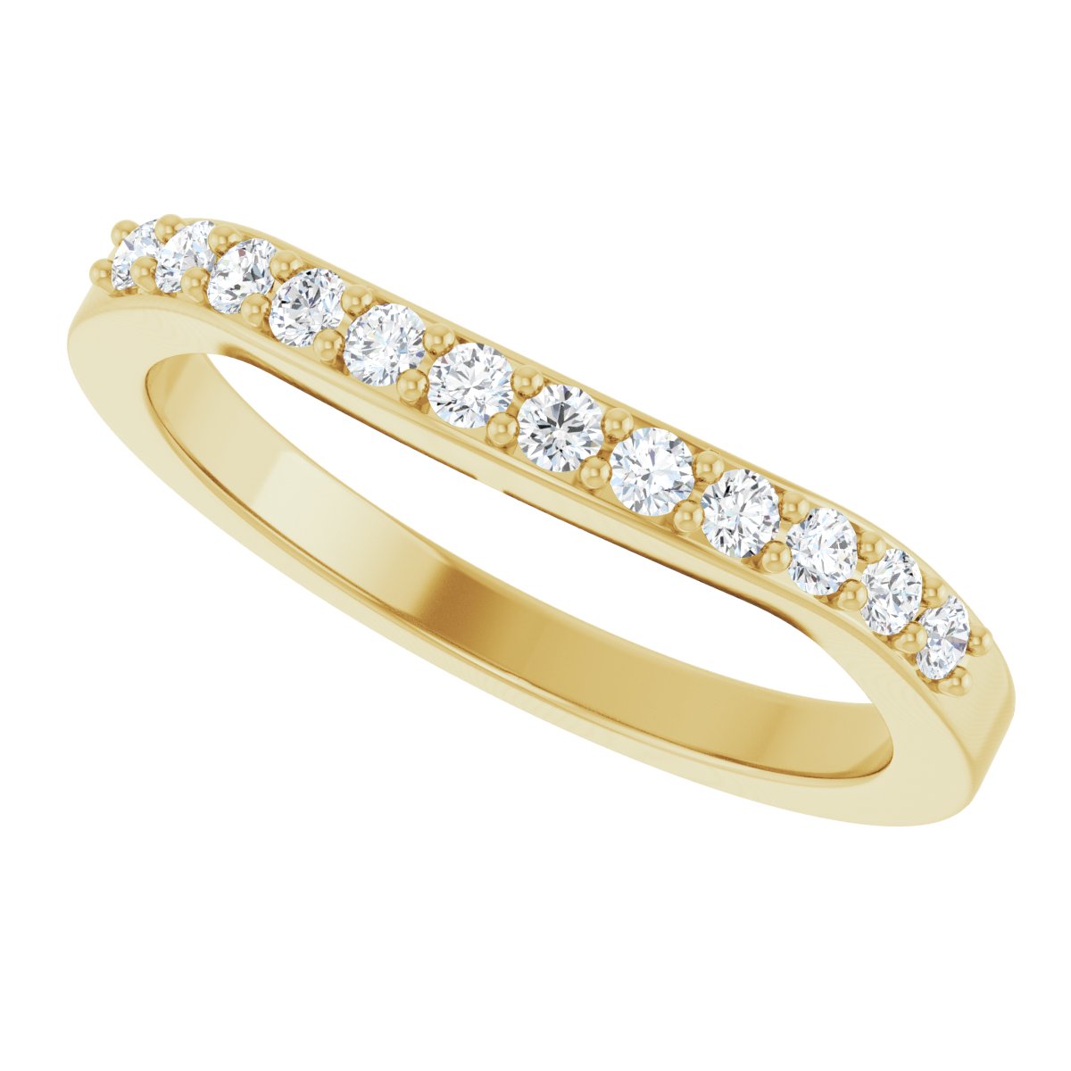 Accented Engagement Ring or Band