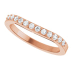 Accented Engagement Ring or Band