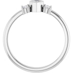 Accented Heart Ring