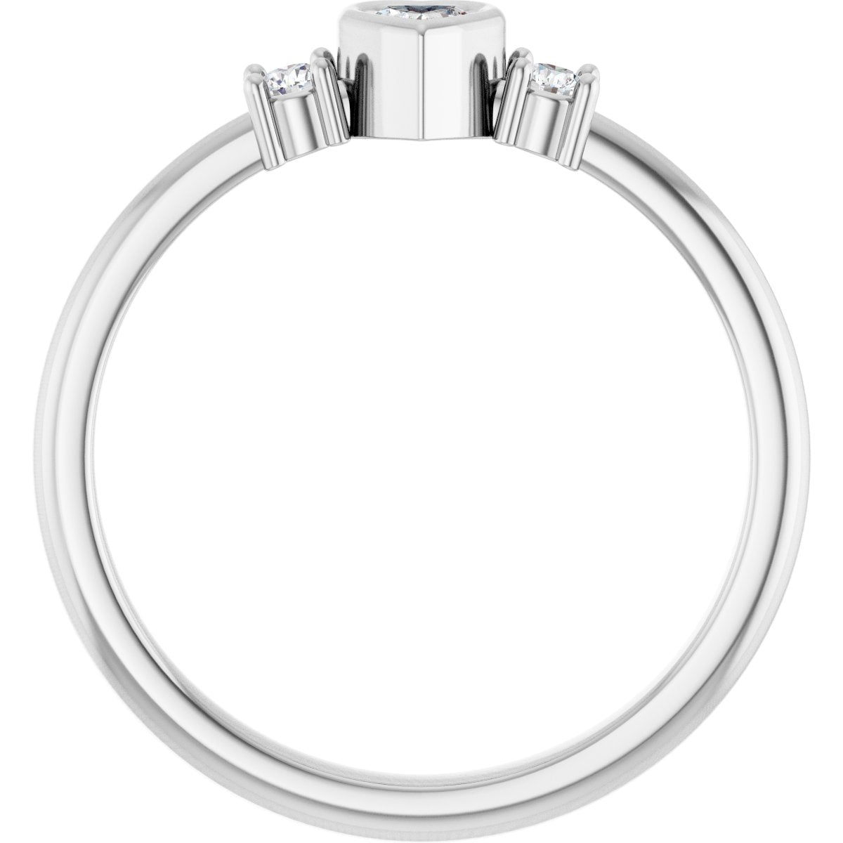 Accented Heart Ring