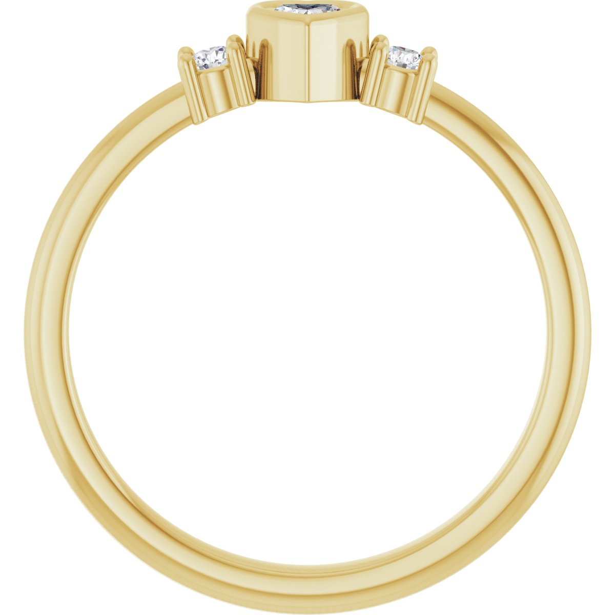 Accented Heart Ring