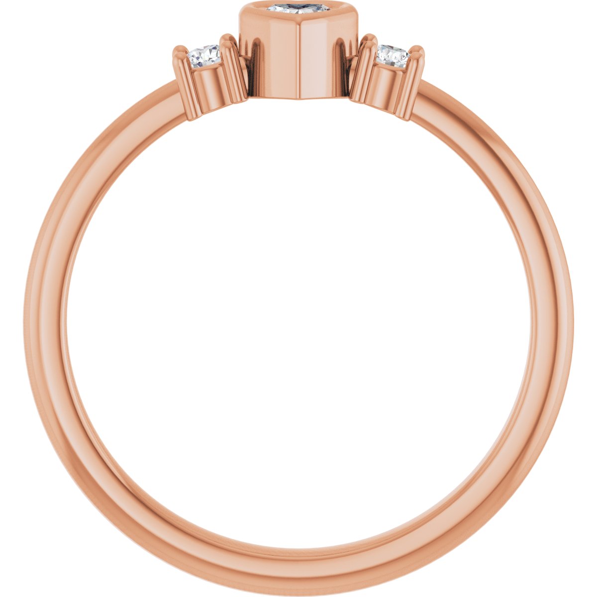 Accented Heart Ring