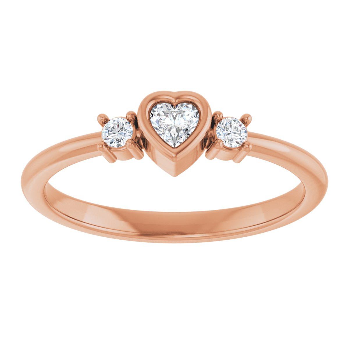 Accented Heart Ring